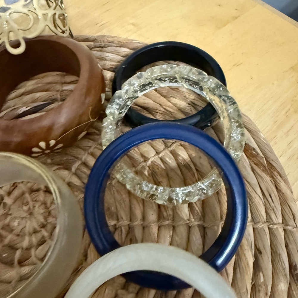 Vintage Bangle Bracelet Set of 12 - Picture 3 of 12